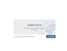 Tablet Screenshot of goggle.com.au